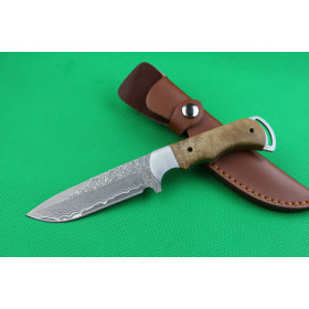 Damascus Blood Fox fixed knife UD402197 